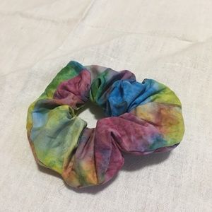 Tie dye scrunchies